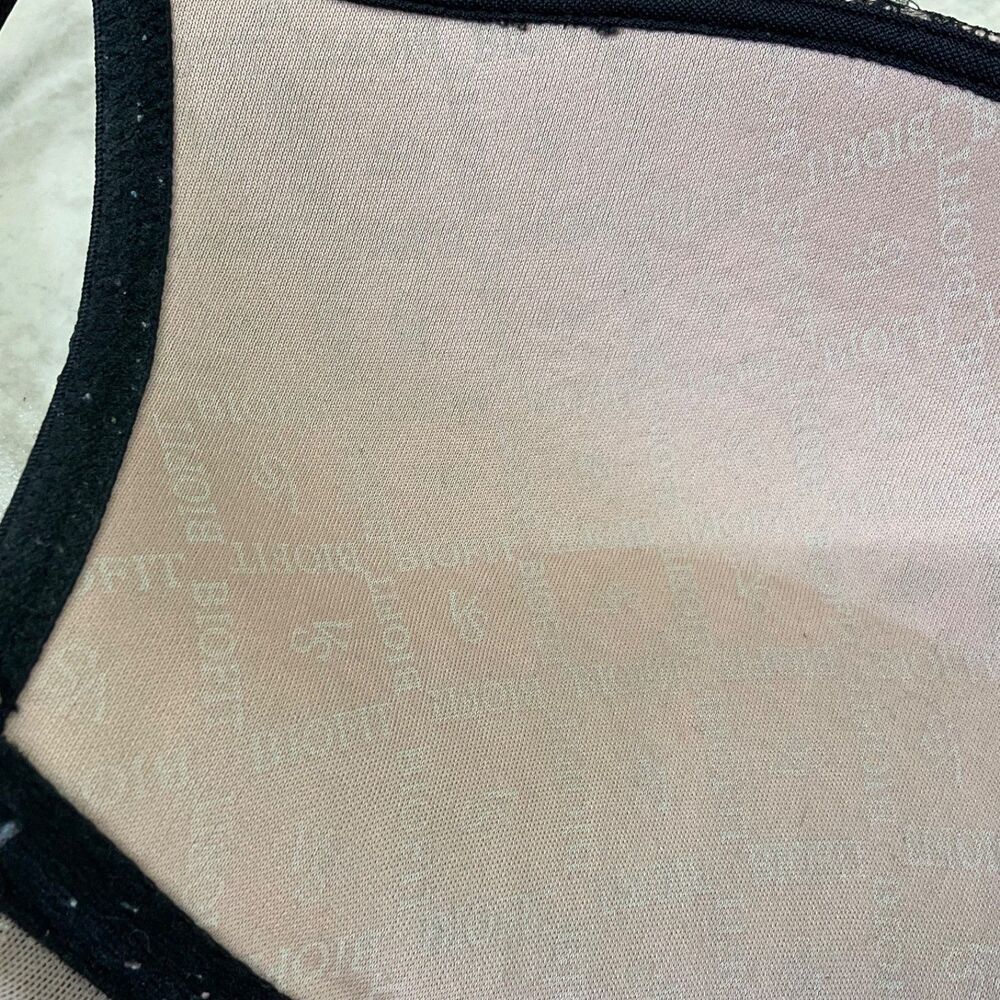 VICTORIA'S SECRET BIOFIT DEMI UPLIFT UNDERWIRE BRA SZ 34C Tan /BLACK LACE - Picture 6 of 9